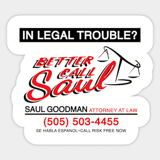 Better Call Saul Sticker